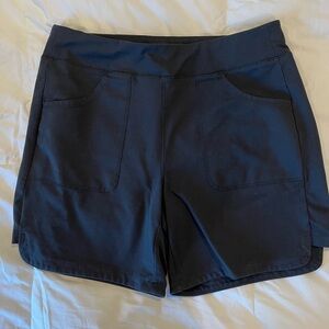 Lands' End Women's Black Athletic Shorts